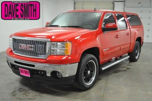 2011 red crew 4wd heated leather sunroof short box rearcam onstar canopy!