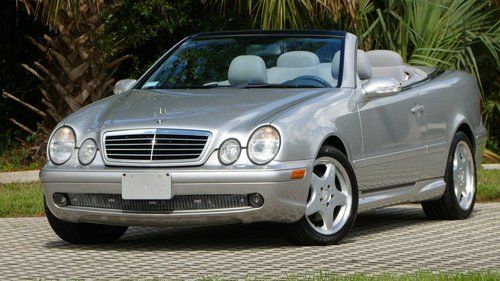 2002 mercedes benz clk430 premium convertible fla car 42,000 miles  no reserve