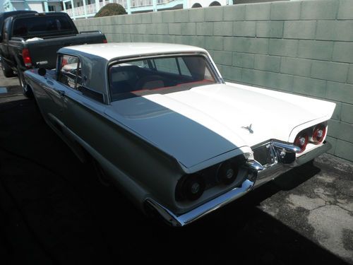 1958 ford tbird white