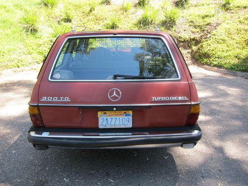 1984 Mercedes Benz 300 Turbo Diesel Wagon California car NO RUST very original, US $6,750.00, image 2