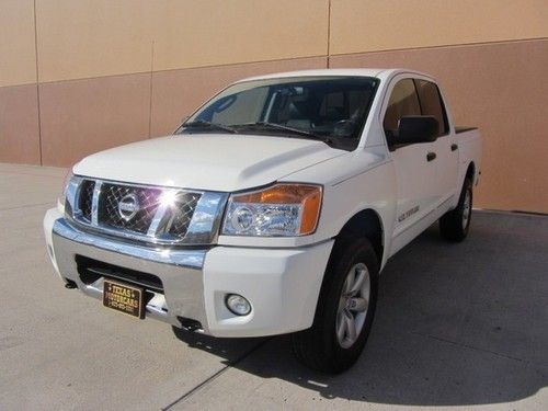 2009 nissan titan~4wd~se~5.6l~crewcab~lea~62k miles~1 owner