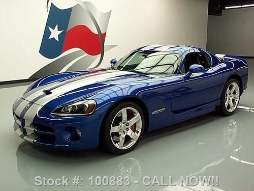 2006 dodge viper srt-10 gts blue/silver xenons only 15k texas direct auto