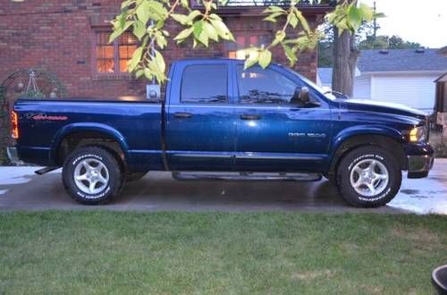 2003 dodge ram quad cab 4x4 crew cab 4-wheel drive excellent condition low mile