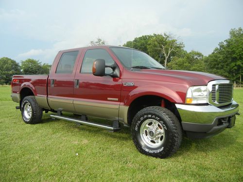 2004 ford f-250 super duty lariat crew cab pickup 4-door 6.0l