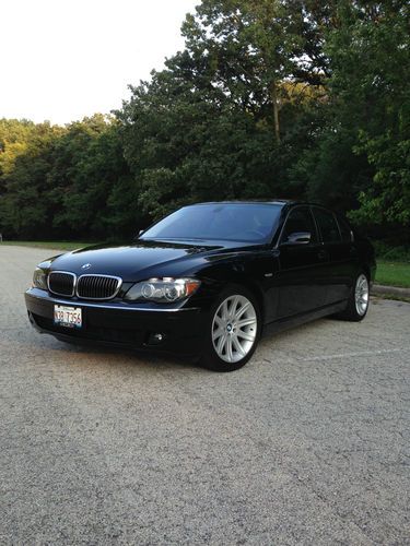 2006 bmw 750i base sedan 4-door 4.8l