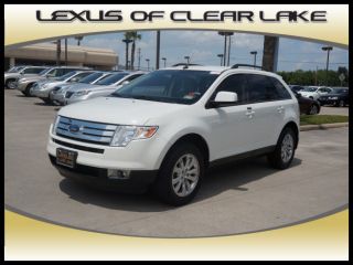 2010 ford edge  sel leather  p-sensors one owner clean car fax