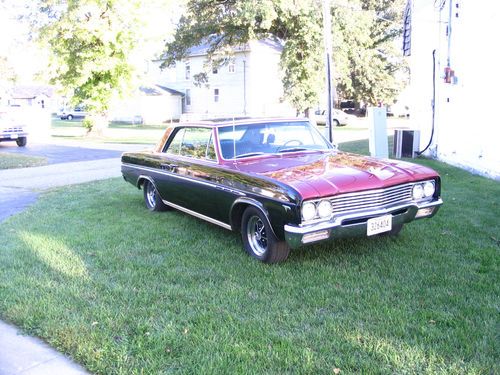 1965 buick skylark coupe, 310 wildcat,3 on the tree, buckets and console