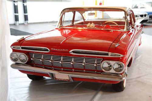 1959 chevrolet bel air base 4.6l - 2 door sedan - registered old timer - europe