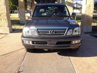 2004 lexus lx 470 gray one owner clean carfax  nav,backup camera,heated seats