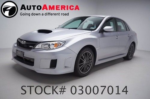 9k low miles 2013 subaru impreza sedan wrx silver one 1 owner certified