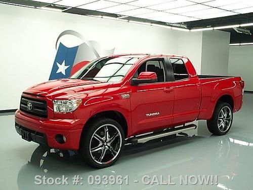 2010 toyota tundra double cab 5.7l v8 24" wheels 34k mi texas direct auto