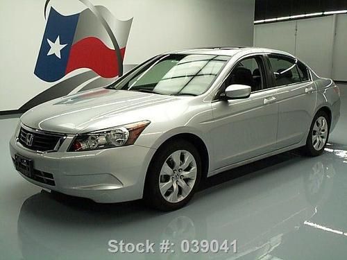 2008 honda accord ex-l auto htd leather sunroof 46k mi texas direct auto