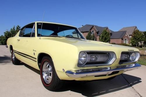 68 formula s cuda numbers matching 383 fastback show