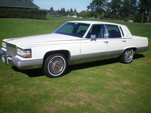 1992 cadillac fleetwood brougham low miles no reserve auction rare 5.7 engine