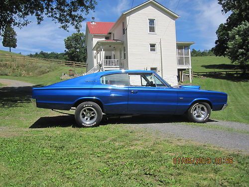 1967 dodge charger 440 big block viper blue