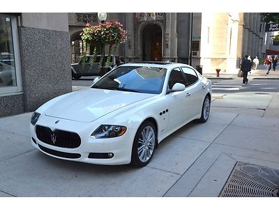 2013 quattroporte s bianco on sabiah one owner car call chris @ 630-624-3600