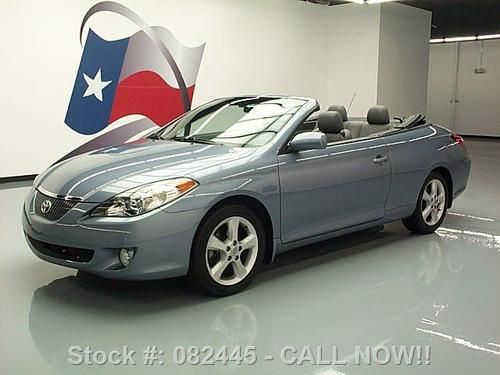 2006 toyota solara sle v6 convertible htd leather 53k!! texas direct auto