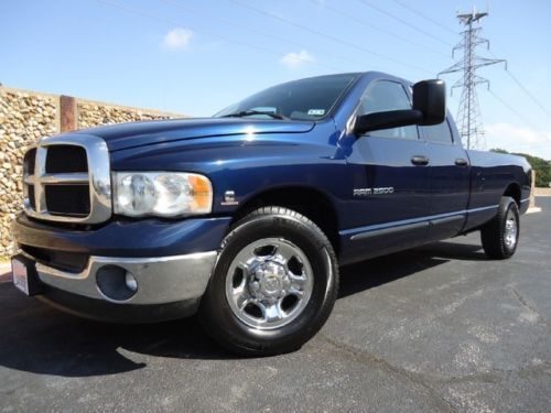 5.9l cummins-crew cab-long bed-1 txownr-slt-pwr seat-cd-xtra clean-nvr hitched