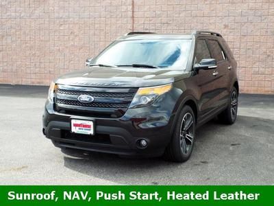 Sport new suv twin turbo 3.5l ecoboost bluetooth sync cd 4x4 navigation