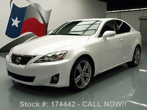 2012 lexus is250 sunroof paddle shift spoiler 16k miles texas direct auto