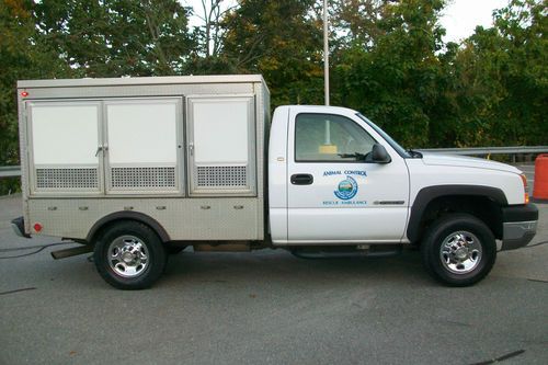 Chevrolet silverado 2500 hd mavron animal control body 1 owner dog cat control