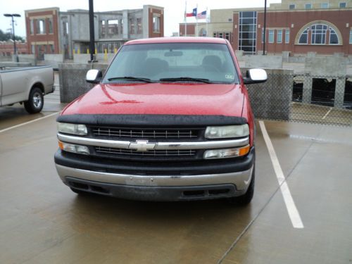 2001 red extended cab chevy silverado