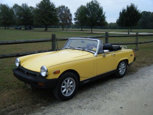 Very sharp 1978 mg midget convertible