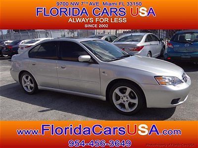 07 legacy 2.5l awd 1-owner clean florida sedan runs excellent priced to sell