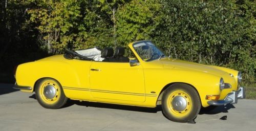Original 1971 karmann ghia convertible , like new, 38000 mi,