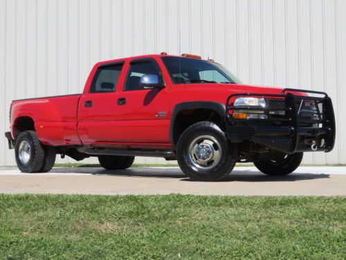 01 k3500 lt 6.6l duramax allison 4x4 (61,370 original miles) 1-owner bfgs tx !!!