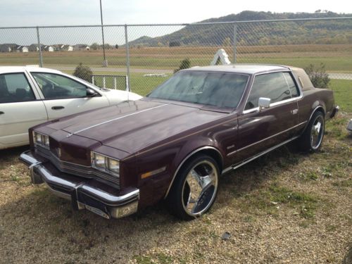 1984 olds toronado, classic, sheriff seized