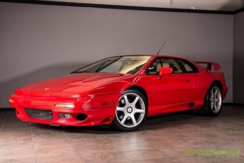 We finance! 1998 lotus esprit v8tt, red/tan!