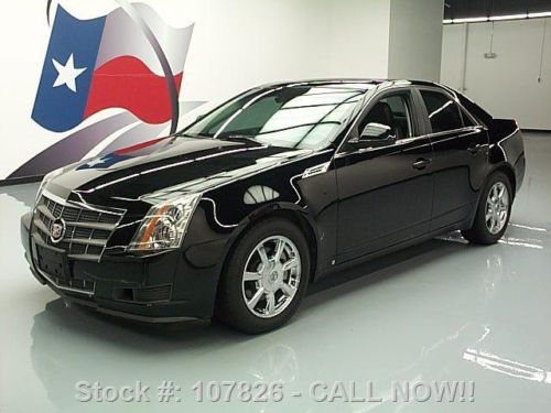 2009 cadillac cts sedan 3.6l v6 pano sunroof nav 72k mi texas direct auto