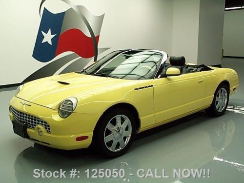 2002 ford thunderbird premium hard top convertible 28k texas direct auto