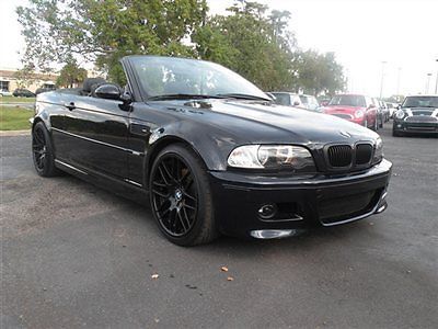 2006 bmw m3 convt-6 speed manual trans-clean carfax-lowest price in us.