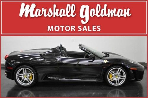 2007 ferrari f430 spider black metallic 3410 miles f1 , daytona seats, hi fi