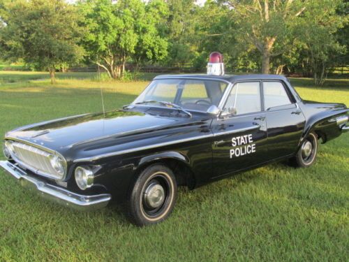 1962 dodge dart cold a/c 70k miles vintage police car state trooper parade show