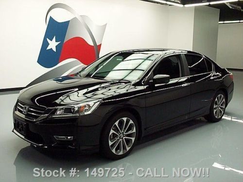 2013 honda accord sport auto rear cam alloy wheels 6k! texas direct auto