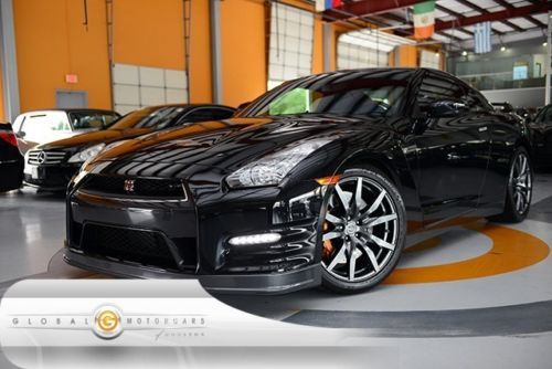 14 nissan gtr black edition awd 1-own bose navi rear-cam heated-sts 10k keyless