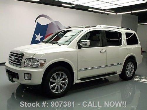 2008 infiniti qx56 4x4 sunroof nav dvd rear cam 58k mi texas direct auto