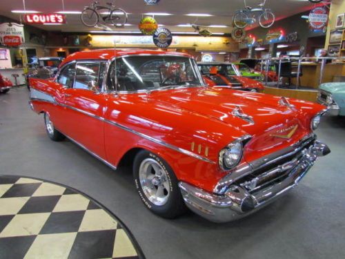 1957 chevrolet bel air 2 door hardtop a/c original matching 283 power pack