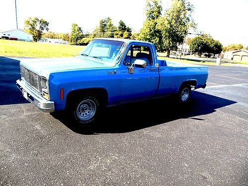 1977 chevrolet c10 custom deluxe restored pickup truck