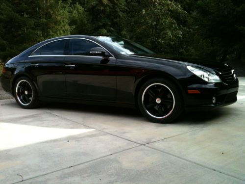 2007 mercedes benz cls550 - black on black