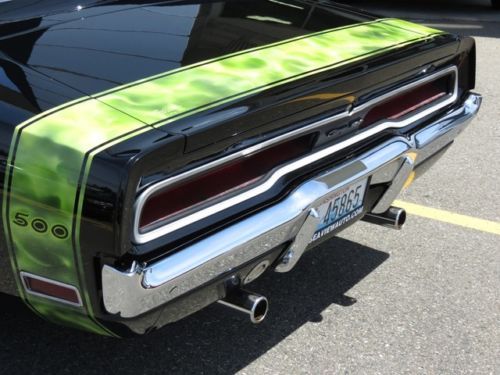 1970 DODGE CHARGER 500 WITH AMAZING BODY& STUNNING BLACK PAINT ! OFF-THE-CHART !, image 19