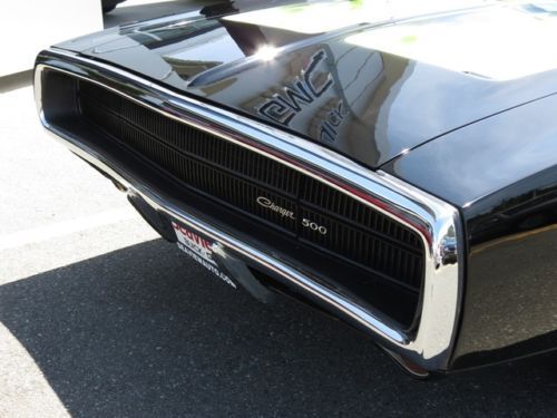 1970 DODGE CHARGER 500 WITH AMAZING BODY& STUNNING BLACK PAINT ! OFF-THE-CHART !, image 22
