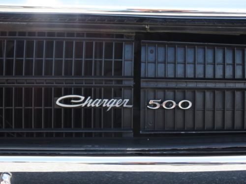 1970 DODGE CHARGER 500 WITH AMAZING BODY& STUNNING BLACK PAINT ! OFF-THE-CHART !, image 23