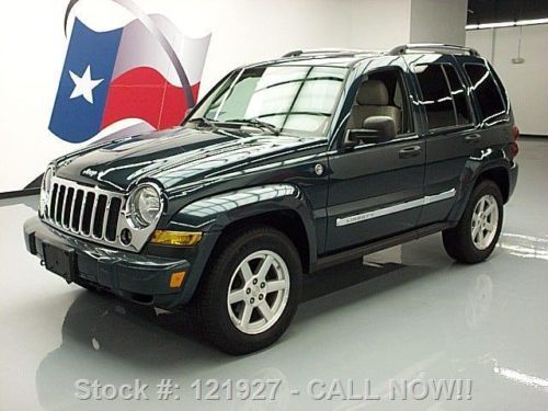 2006 jeep liberty ltd 4x4 heated leather sunroof 52k mi texas direct auto