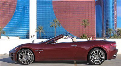 2011 maserati granturismo s convertible+20&#034; birdcage wheels+rare color combo=wow