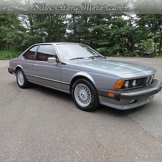 1986 635csi silver! ac pl pw ps power seats leather interior serviced reblt tran