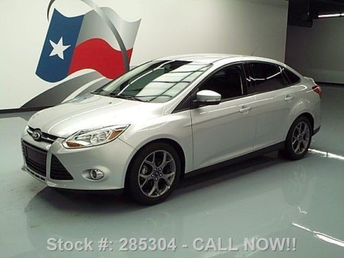 2013 ford focus se sedan auto leather spoiler alloys 9k texas direct auto